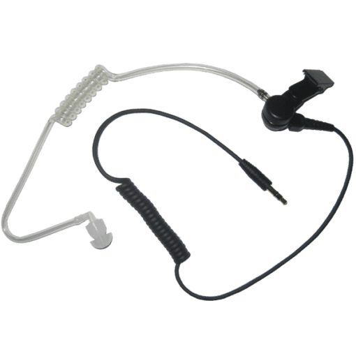 Listen Only Earpiece with Acoustic Tube